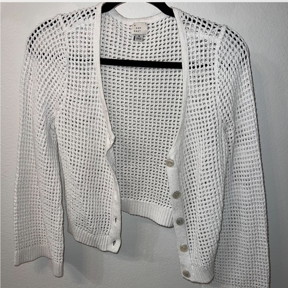 A New Day crochet sweater